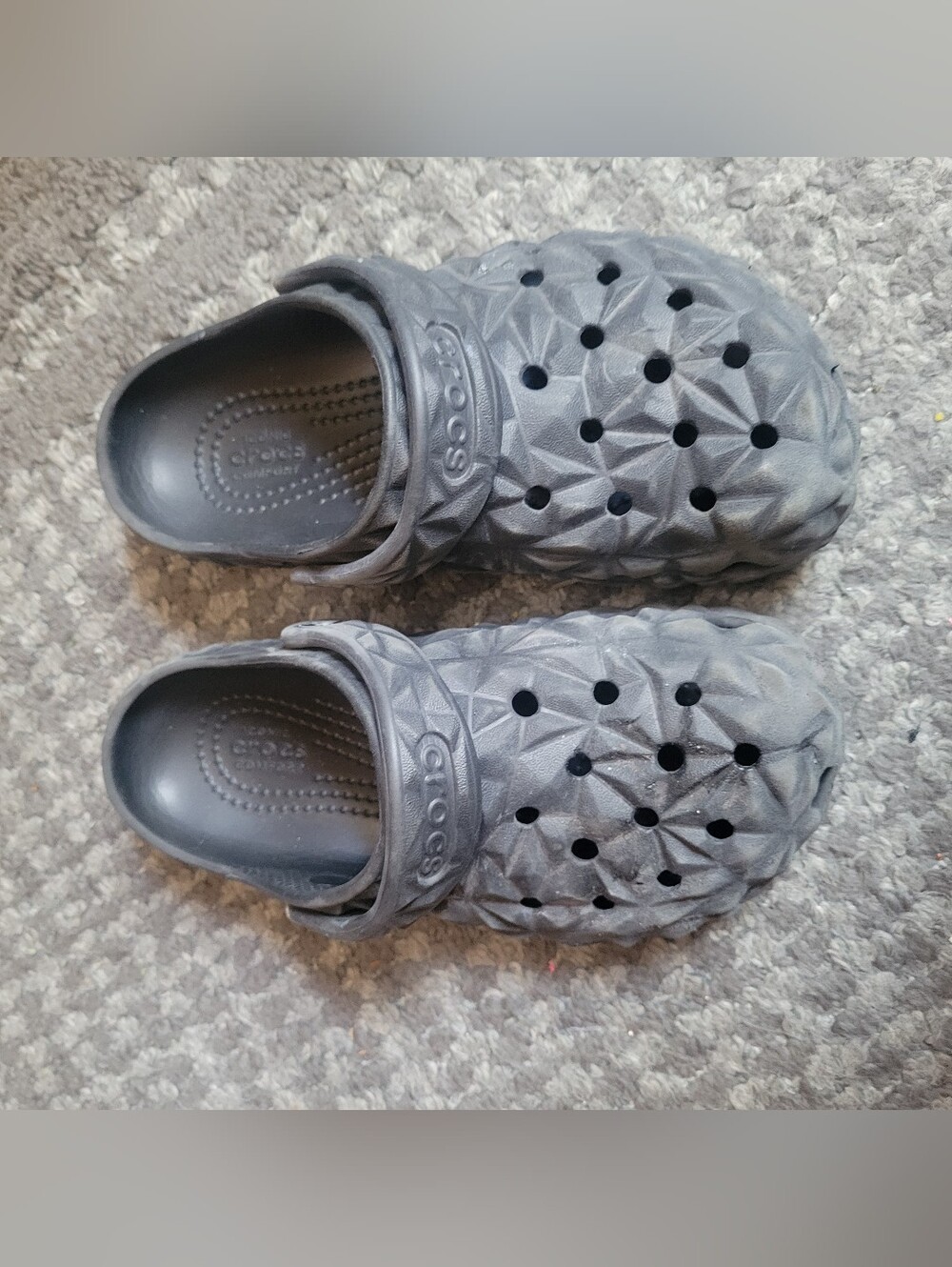Crocs Kids Classic Geo Clog - Black